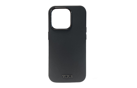 au限定】iPhone 15 Pro用 TUMI SILICONE HARD CASE／Black（R23J039K 
