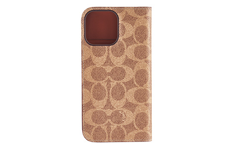 iPhone 16 Pro Maxp COACHiRjubN^CvP[X^SIGNATURE Brown