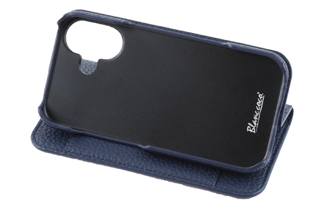 yauzBlanccoco NY-CHIC&Smart Leather Case for iPhone 16^Ocean Navy