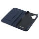 yauzBlanccoco NY-CHIC&Smart Leather Case for iPhone 16^Ocean Navy