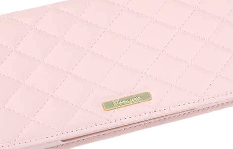 yauzBlanccoco NY-Classy Quilt Case for iPhone 16 Plus^Bloom Pink