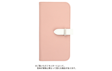 yauzBlanccoco NY-Classy Bicolor Belt Case for iPhone 16^Rose Fog ~ Fresh Whip