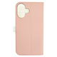 yauzBlanccoco NY-Classy Bicolor Belt Case for iPhone 16^Rose Fog ~ Fresh Whip