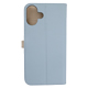 yauzBlanccoco NY-Classy Bicolor Belt Case for iPhone 16 Plus^Lily Blue ~ Chiffon Beige