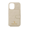 yauziPhone 16p Samantha Thavasa n[hP[X Heart Quilting^Beige