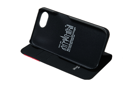 yauzManhattan Portage BOOK TYPE CASE for iPhone 16e WITH POUCH^BLACK