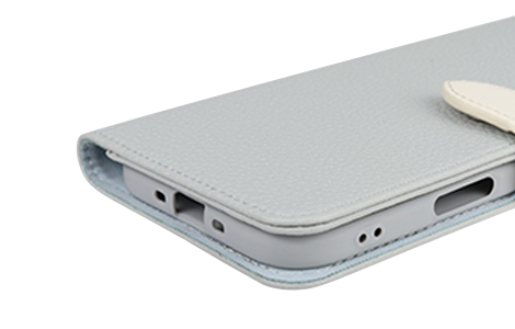 iPhone Airp oCJ[xgU[ubN^CvP[X^Pale Blue~White