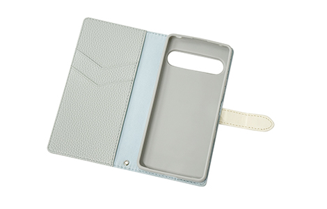 yauzXperia 10 VII oCJ[xgU[ubN^CvP[X^Pale Blue~White 