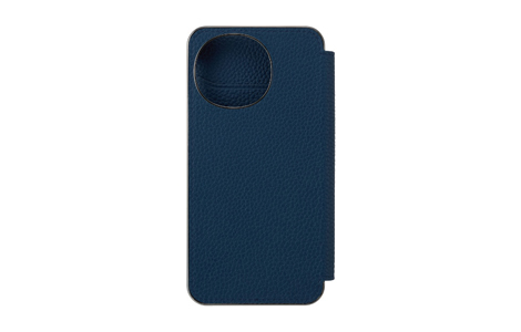 yauzLORNA PASSONI Leather Folio Case for AQUOS sense10^Midnight Blue