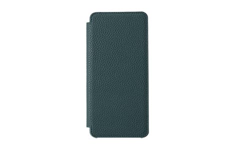 yauzLORNA PASSONI Leather Folio Case for OPPO A5 5G^Midnight Green