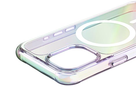 LAUT AERO HOLO TOUGH HYBRID CASE for iPhone 17^PEARL