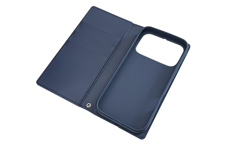 �yau����ziPhone 18 Pro�p �u�b�N�^�C�v�P�[�X�^Twill Navy
