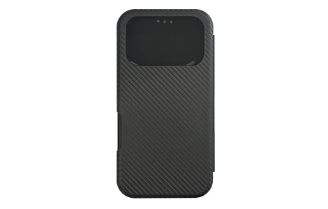 �yau����ziPhone 18 Pro�p �J�[�{�����ϏՌ��u�b�N�^�C�v�P�[�X�^�u���b�N