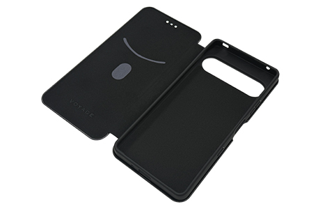�yau����zXperia 10 VIII �J�[�{�����ϏՌ��u�b�N�^�C�v�P�[�X�^�u���b�N