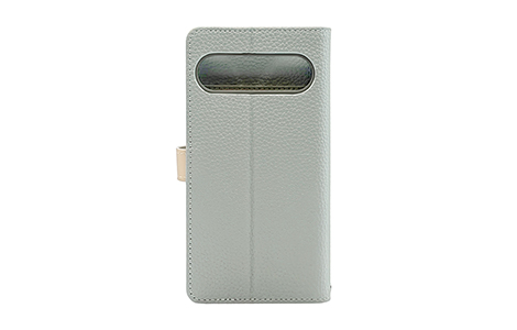 �yau����zXperia 10 VIII �o�C�J���[�x���g���U�[���u�b�N�^�C�v�P�[�X�^Pale Blue�~White