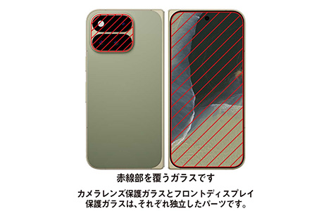 �yau����zGoogle Pixel 11 Pro Fold �J���������Y�����ی�K���X���t�����g�f�B�X�v���C�����ی�K���X(AR���H)�Z�b�g