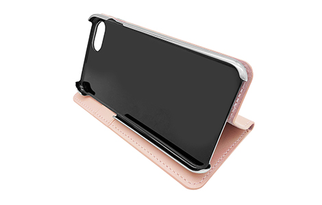 【au限定】iPhone SE（第2世代）用 VOYAGE リボンブックタイプケース／ピンク