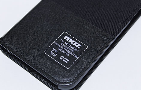 【au限定】moz Folio Case for iPhone SE（第2世代） with Bag/Black