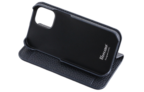 yauzBlanccoco NY-CHIC&Smart Leather Case for iPhone 12 mini^Navy