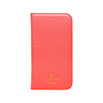 【au限定】iPhone 12 mini用 LANVIN en Bleu ブックタイプケース／Coral Pink
