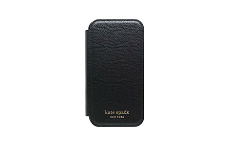 iPhone 12_iPhone 12 Pro用 kate spade（R）ブックタイプケース／Black ...