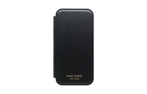 iPhone 12 Pro Max用 kate spade（R）ブックタイプケース／Black