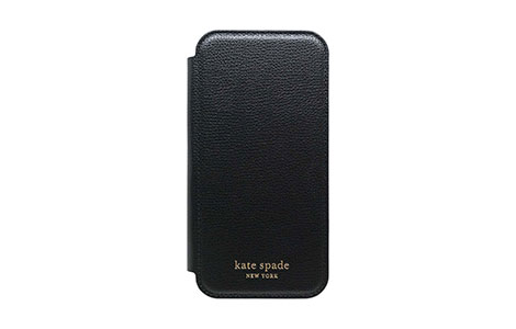 iPhone 12 Pro Max用 kate spade（R）ブックタイプケース／Black 