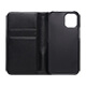 yauzmoz Folio Case for iPhone 12 mini with Bag/Black