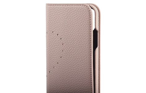 yauzBlanccoco NY-BIG Heart Leather Case for iPhone 12_iPhone 12 Pro^Dusty Pink