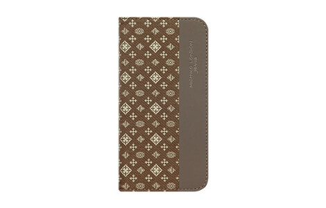yauzMICHIKO LONDON JEANS Folio Case for iPhone 12_iPhone 12 Pro with Bag/Brown