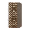 【au限定】MICHIKO LONDON JEANS Folio Case for iPhone 12_iPhone 12 Pro with Bag/Brown