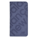 【au限定】iPhone 12 Pro Max用 New Balance エンボスロゴ スエードブックタイプケース／ブルー