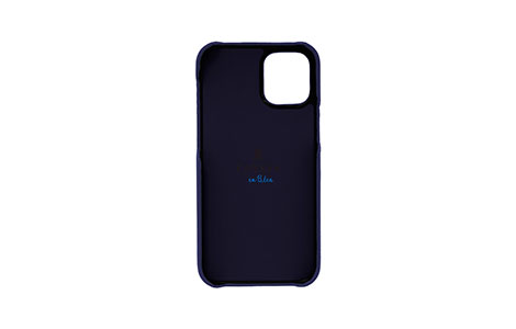 au限定】iPhone 12 mini用 LANVIN en Bleu ハードケース／Ribbon Dark