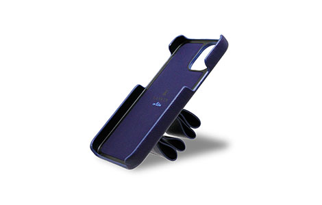 yauziPhone 12 minip LANVIN en Bleu n[hP[X^Ribbon Dark Navy