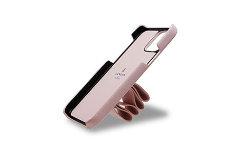 iPhone 12_iPhone 12 Pro用 LANVIN en Bleu ハードケース／Ribbon Soft 