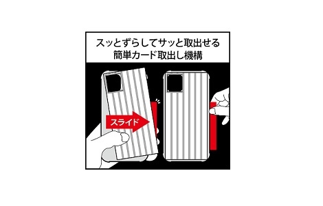 【au限定】GRAMAS COLORS Rib-Slide Hybrid Case for iPhone 12 Pro Max／Titan Gray