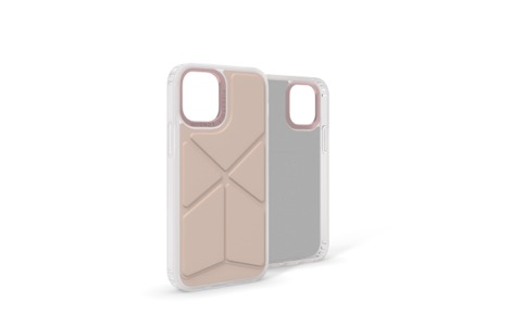【au限定】Pipetto Origami SnapCase for iPhone 12_iPhone 12 Pro/RoseGold