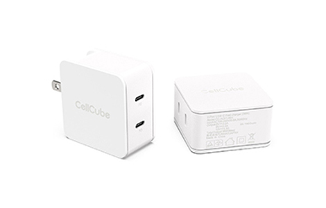 CellCube 2ポート USB-C Fast Charger（PD 18W×2）
