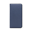 LORNA PASSONI Kipskin Leather Folio Case for iPhone 8／Navy