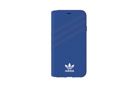 adidas Originals Booklet case for iPhone X Blue/White