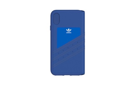 adidas Originals Booklet case for iPhone X Blue/White