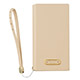 GRAMAS FEMME STZ Flap Leather Case for iPhone X／ベージュ