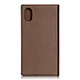 GRAMAS Full Leather Case Limited for iPhone X／Brown