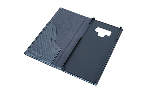 Galaxy Note9 Gramas Colors Euro Passione 2 Leather Case Metallic Navy Rs8c053l Au Online Shop エーユー オンライン ショップ