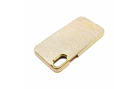 iPhone XS用 kate spade（R）ハードカバー／Glitter Gold（RS9H003N 